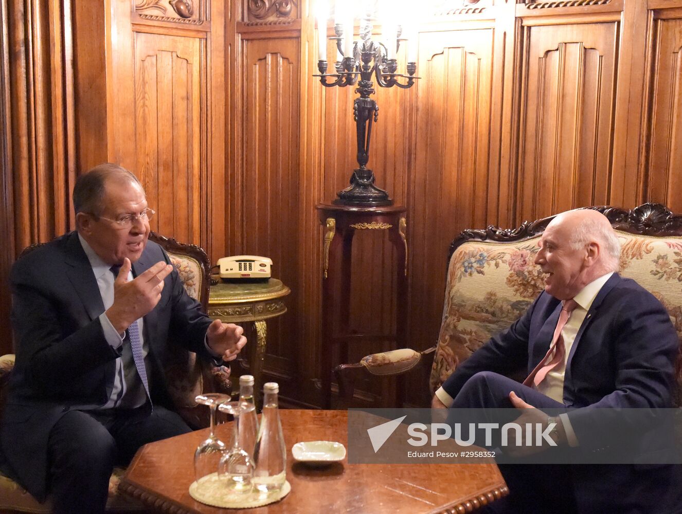 Sergey Lavrov meets with Eladio Loizaga