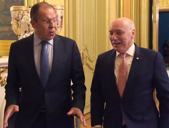 Sergey Lavrov meets with Eladio Loizaga