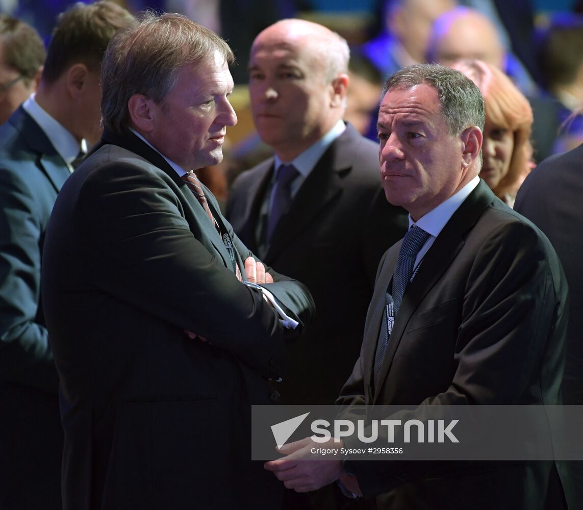 President Vladimir Putin attends All-Russia Business Association "Delovaya Rossiya" (Business Russia) congress