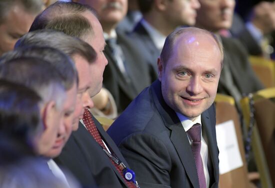 President Vladimir Putin attends Delovaya Rossiya congress