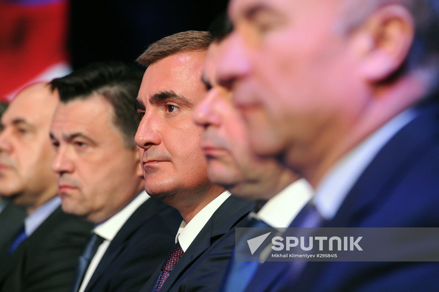 President Vladimir Putin attends Delovaya Rossiya congress