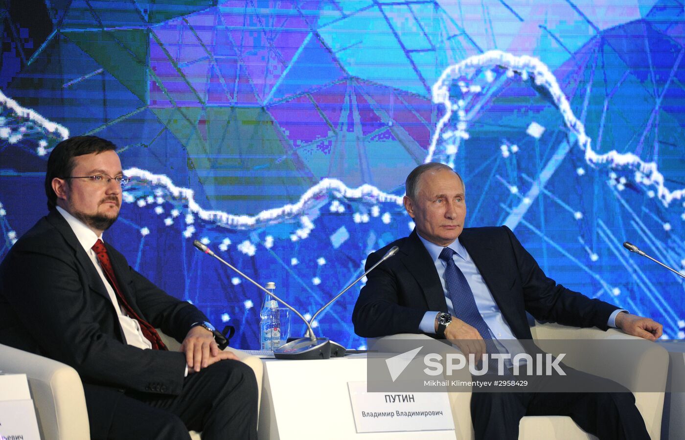 President Vladimir Putin attends Delovaya Rossiya congress