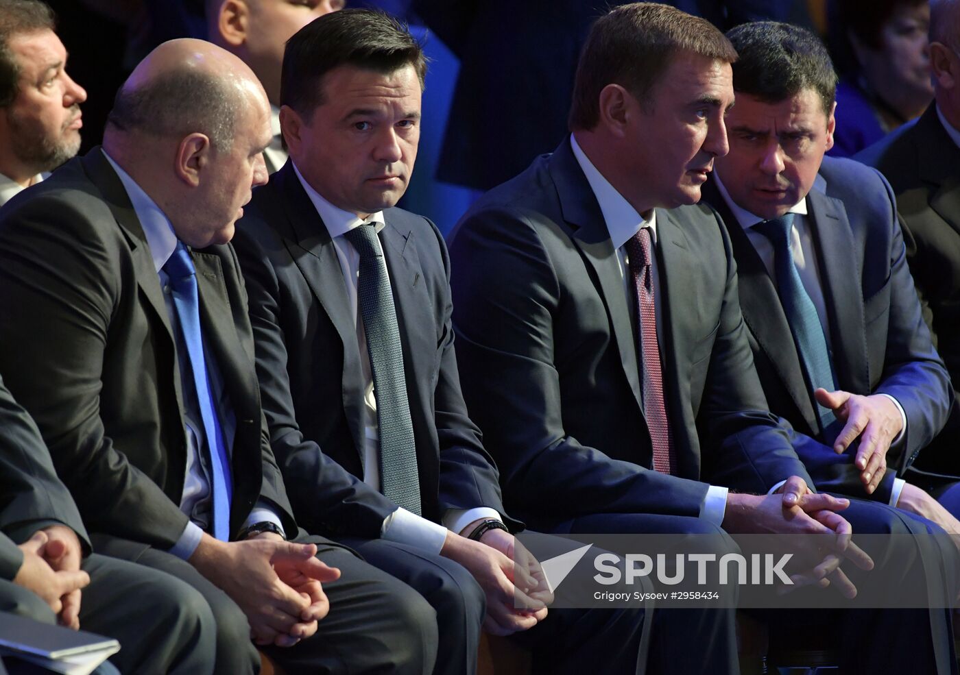 President Vladimir Putin attends Delovaya Rossiya congress