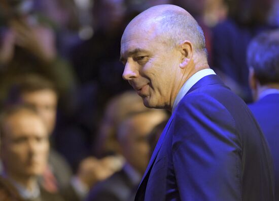 President Vladimir Putin attends Delovaya Rossiya congress