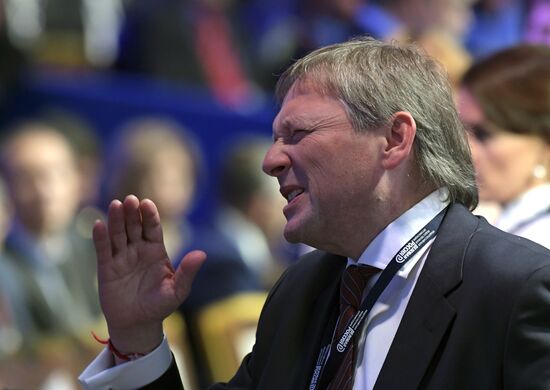 President Vladimir Putin attends Delovaya Rossiya congress