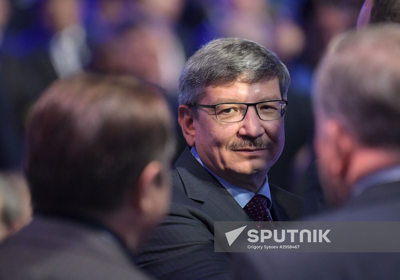 President Vladimir Putin attends Delovaya Rossiya congress