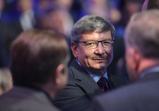 President Vladimir Putin attends Delovaya Rossiya congress