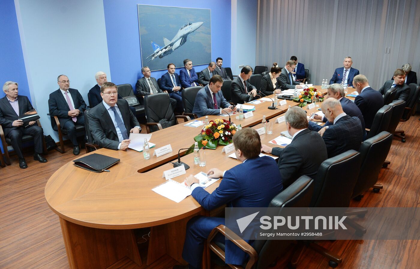 Russian Deputy Prime Minister Dmitry Rogozin visits MiG