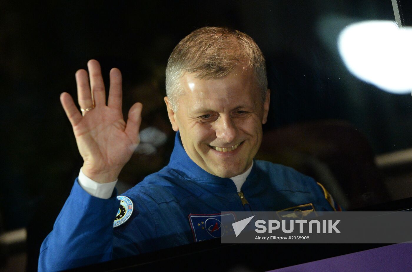 Launch of Soyuz MS-02 manned spacecraft from Soyuz-FG carrier rocket