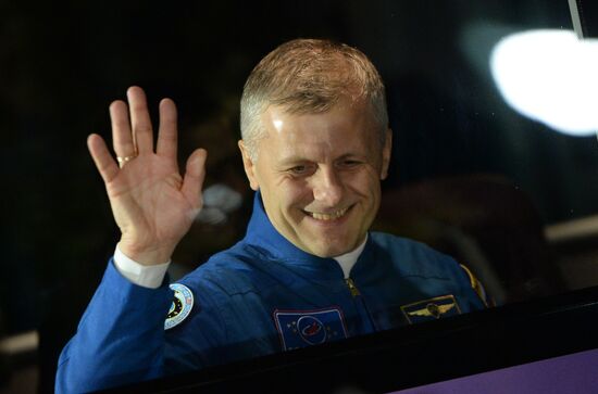 Launch of Soyuz MS-02 manned spacecraft from Soyuz-FG carrier rocket