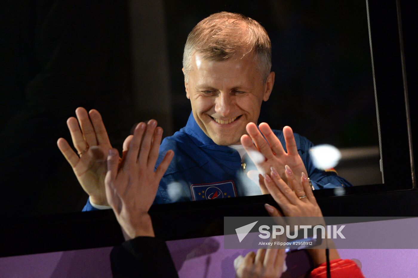 Launch of Soyuz MS-02 manned spacecraft from Soyuz-FG carrier rocket