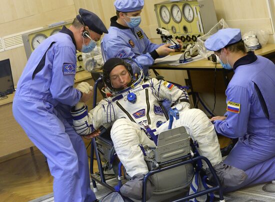 Launch of Soyuz MS-02 manned spacecraft from Soyuz-FG launch vehicle