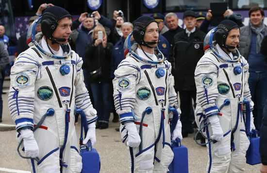 Launch of Soyuz MS-02 manned spacecraft from Soyuz-FG launch vehicle