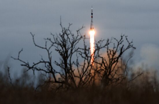Launch of Soyuz MS-02 manned spacecraft from Soyuz-FG launch vehicle