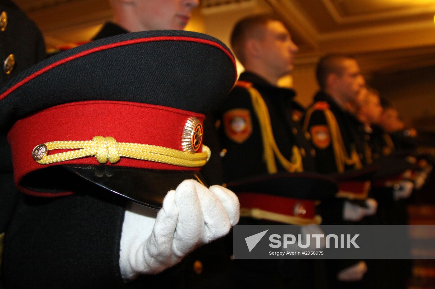 Paying last respects to DPR militia commander Arsen Pavlov (Motorola) in Donetsk