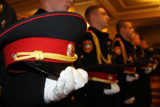 Paying last respects to DPR militia commander Arsen Pavlov (Motorola) in Donetsk
