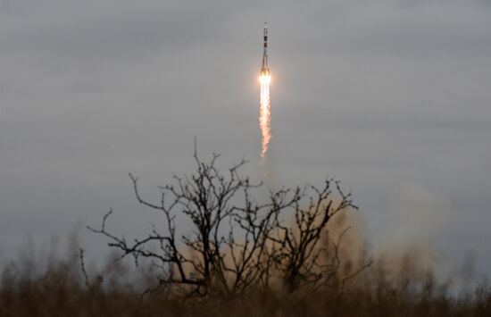Launch of Soyuz MS-02 manned spacecraft from Soyuz-FG launch vehicle