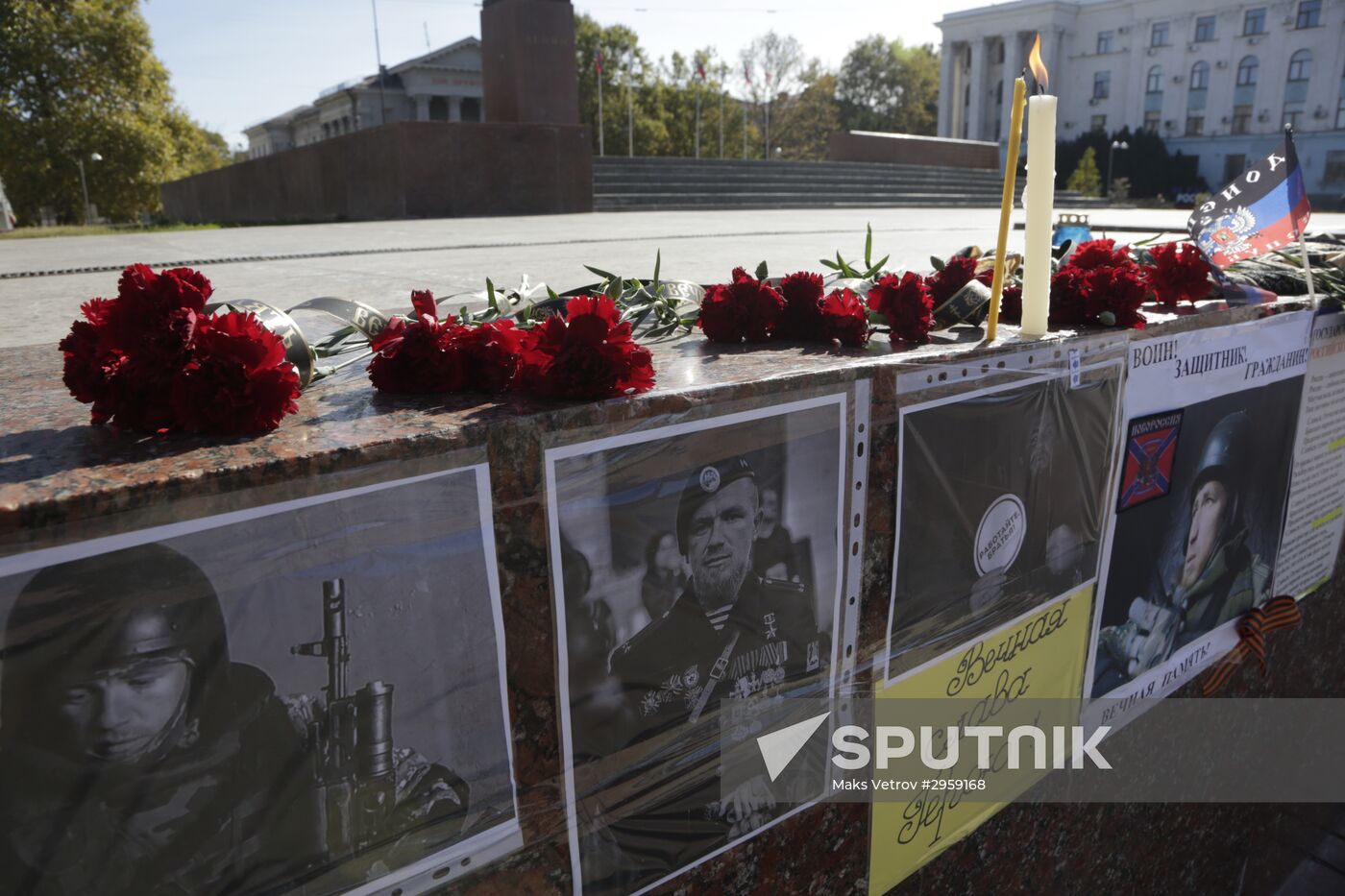 Commemoration rally for perished DPR commander Arsen Pavlov in Simferopol