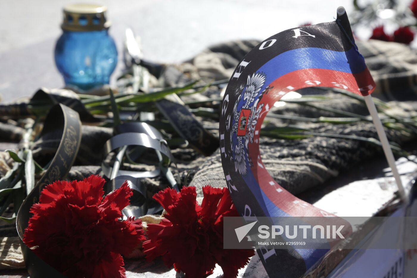 Commemoration rally for perished DPR commander Arsen Pavlov in Simferopol