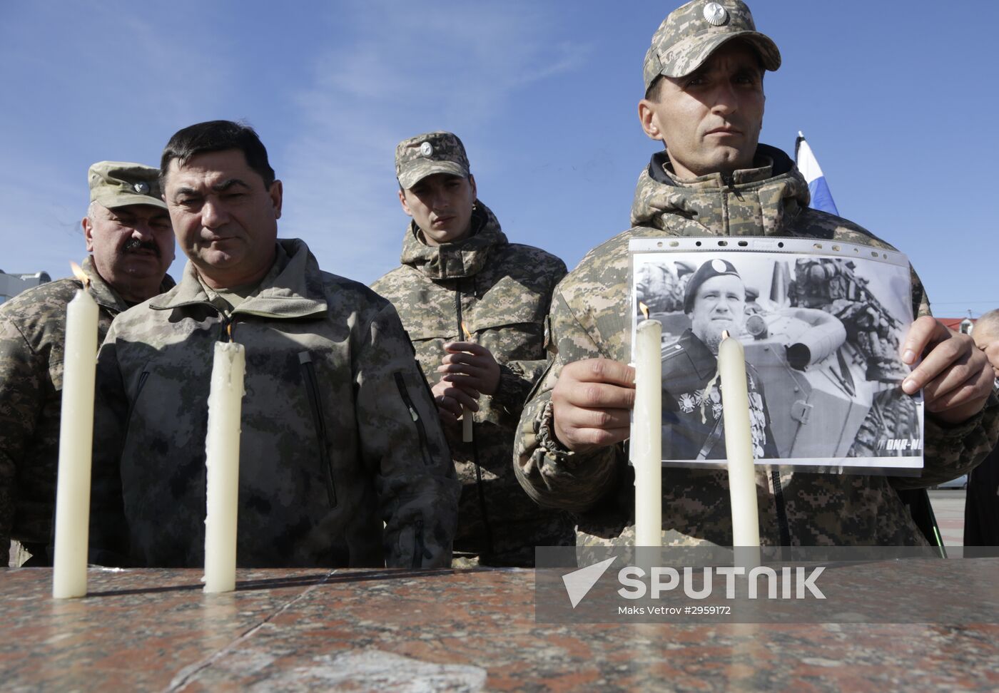 Commemoration rally for perished DPR commander Arsen Pavlov in Simferopol