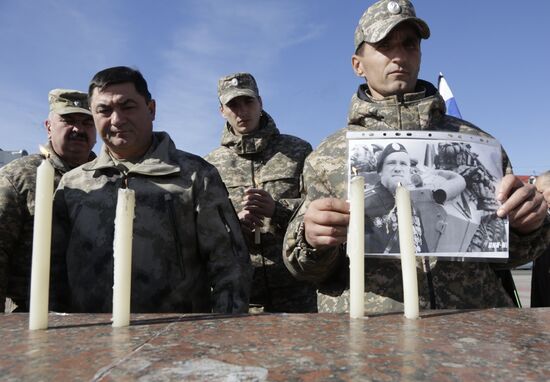 Commemoration rally for perished DPR commander Arsen Pavlov in Simferopol