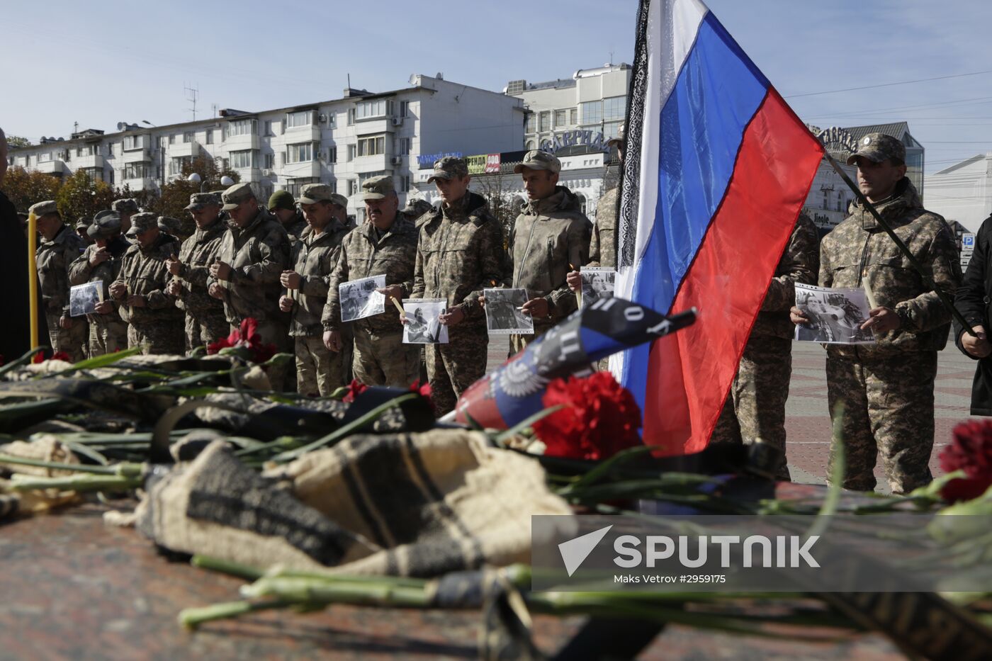 Commemoration rally for perished DPR commander Arsen Pavlov in Simferopol