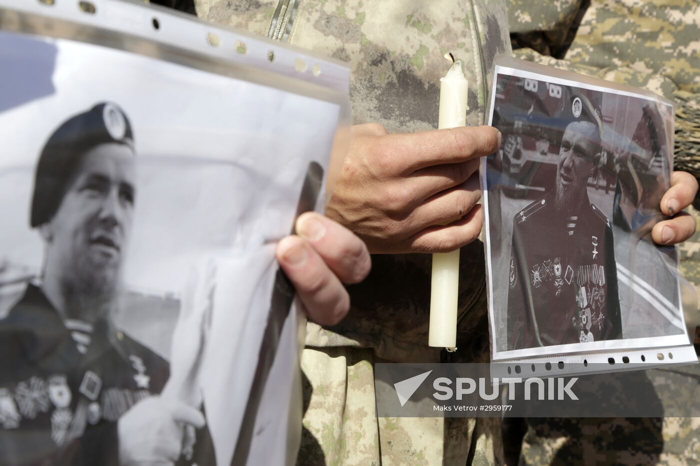 Commemoration rally for perished DPR commander Arsen Pavlov in Simferopol