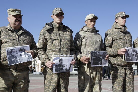 Commemoration rally for perished DPR commander Arsen Pavlov in Simferopol