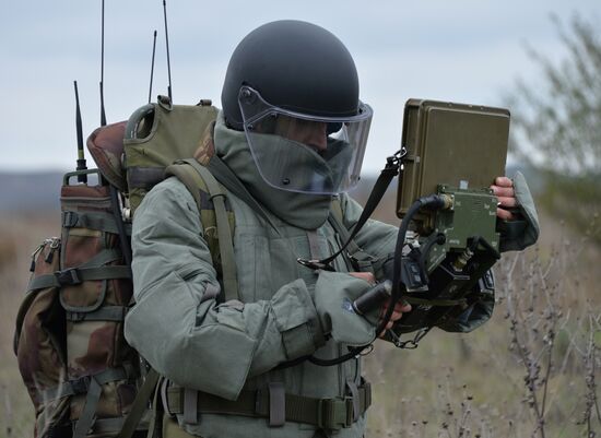 Removal of mines from agricultural land in Chechnya