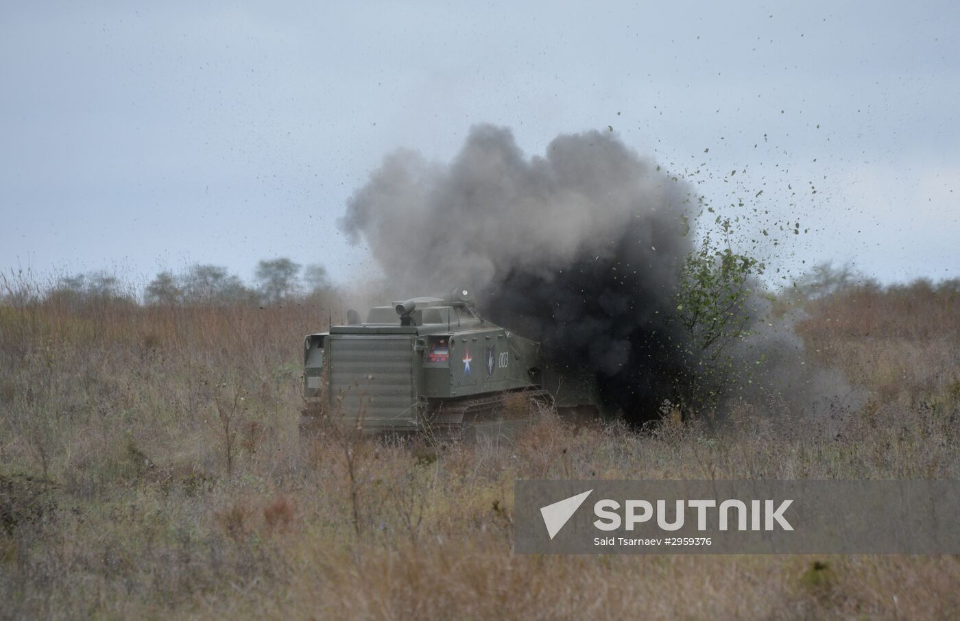 Removal of mines from agricultural land in Chechnya