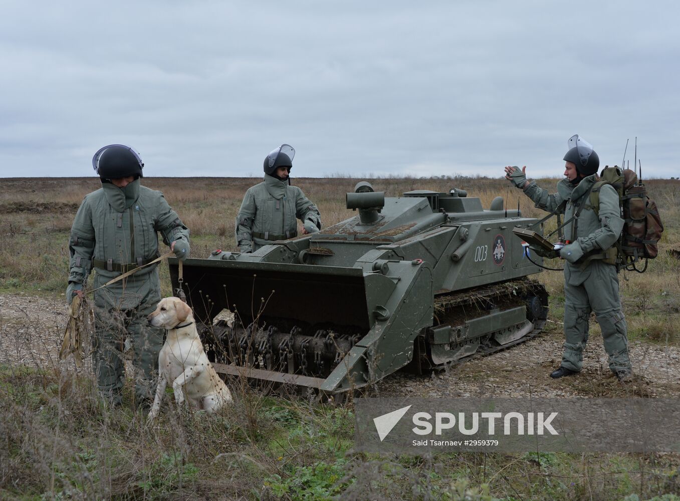 Removal of mines from agricultural land in Chechnya