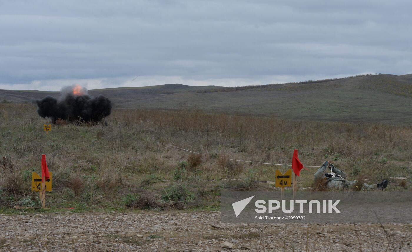 Removal of mines from agricultural land in Chechnya