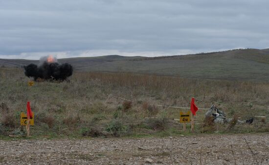 Removal of mines from agricultural land in Chechnya