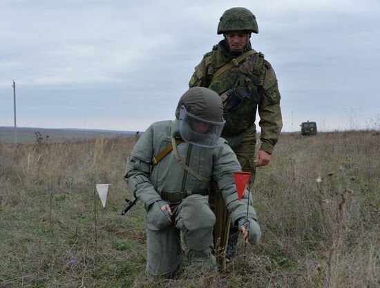 Removal of mines from agricultural land in Chechnya