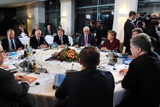 Normandy Four leaders meet in Berlin