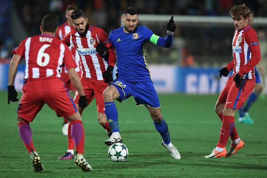 UEFA Champions League. Rostov vs. Atletico