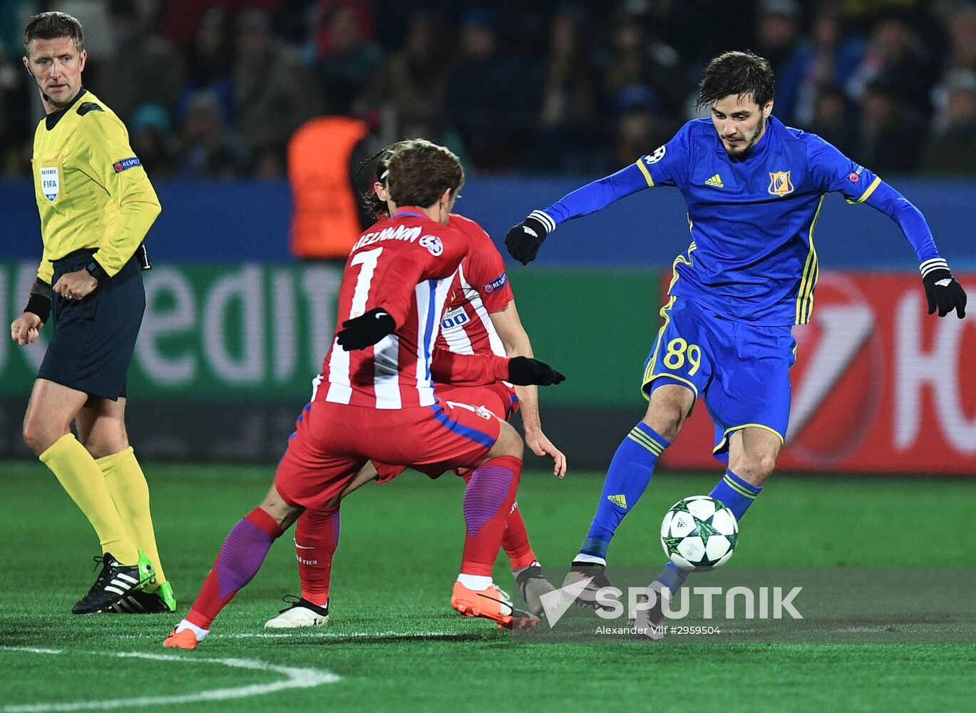 UEFA Champions League. Rostov vs. Atletico