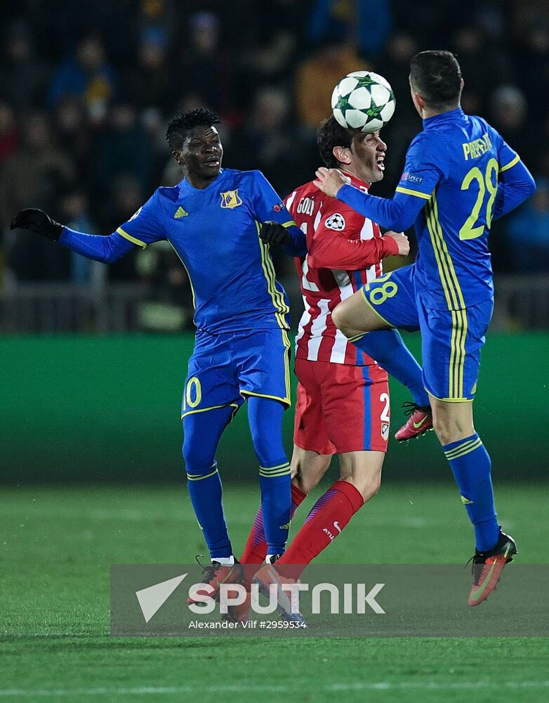 UEFA Champions League. Rostov vs. Atletico