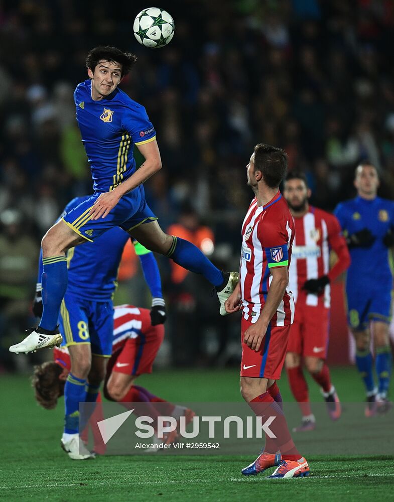 UEFA Champions League. Rostov vs. Atletico