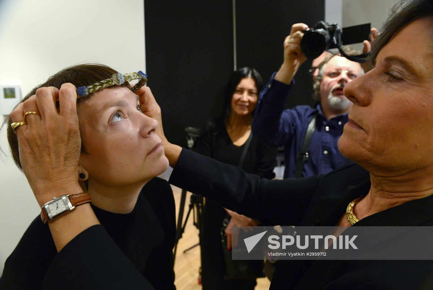 News conference and jewelry presentation