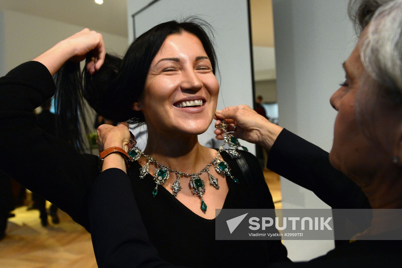 News conference and jewelry presentation