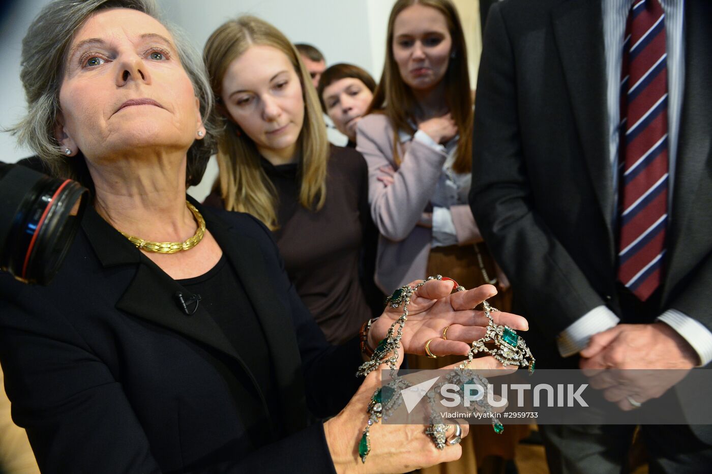 News conference and jewelry presentation