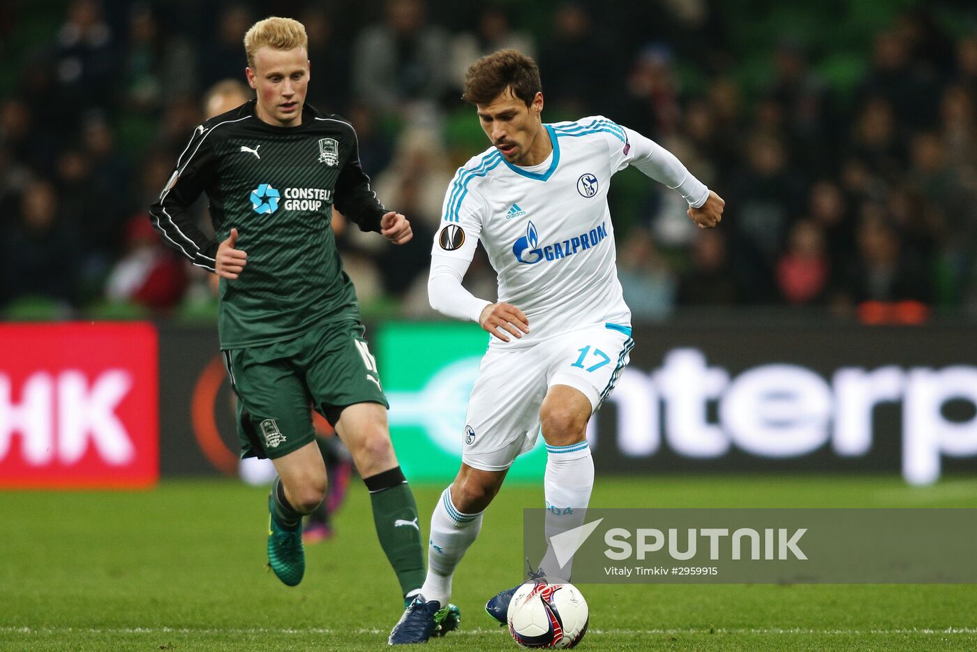 Football. Europa League. Krasnodar vs. Schalke 04
