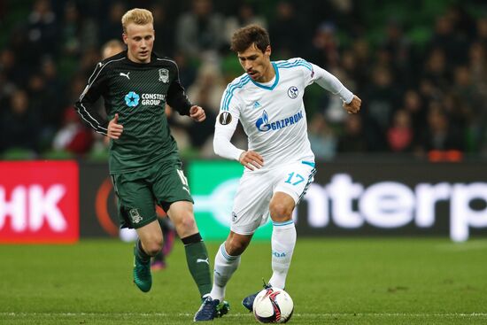 Football. Europa League. Krasnodar vs. Schalke 04