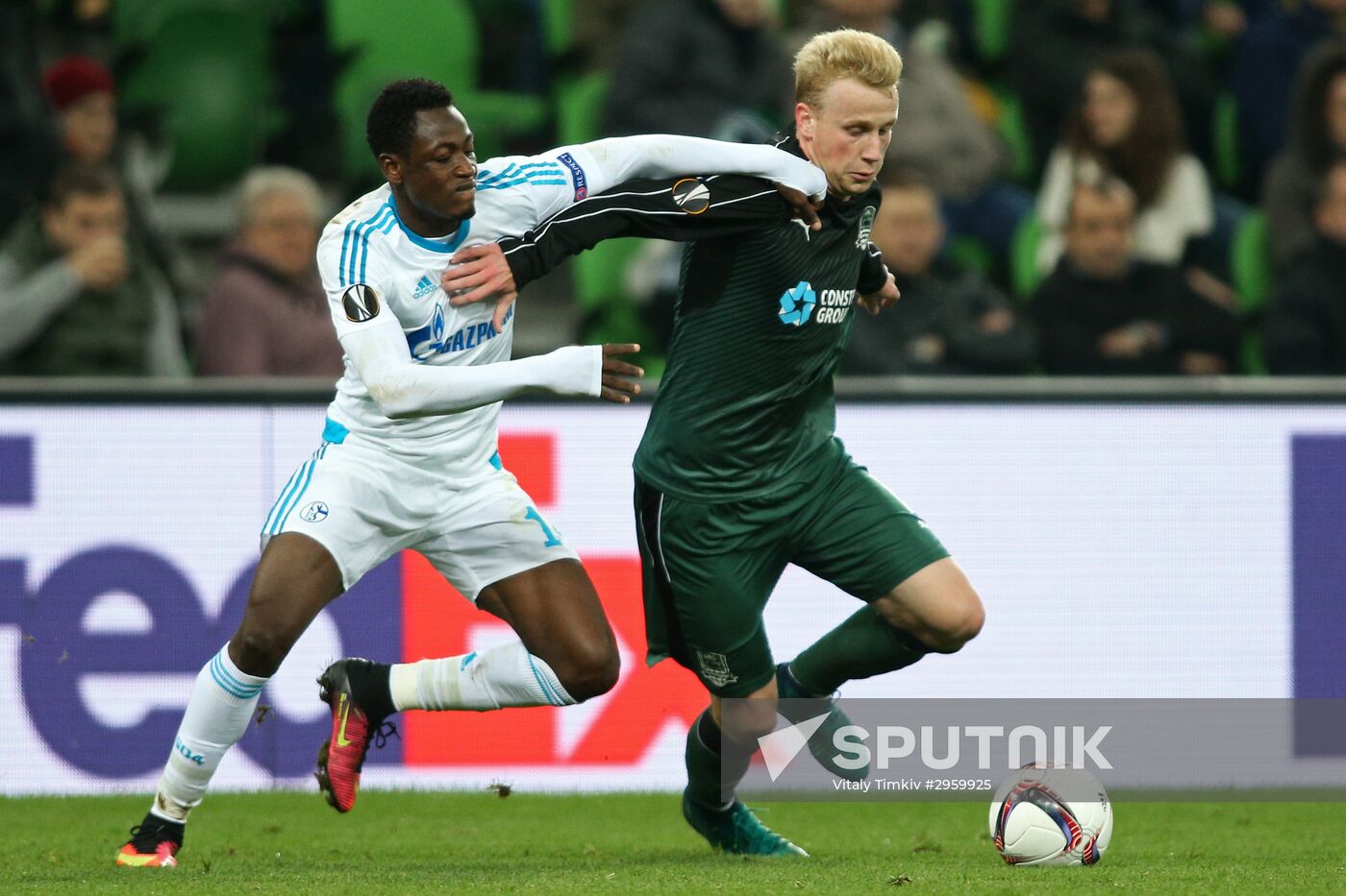 Football. Europa League. Krasnodar vs. Schalke 04