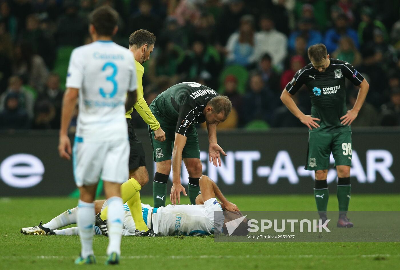 Football. Europa League. Krasnodar vs. Schalke 04
