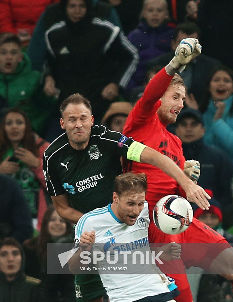 Football. Europa League. Krasnodar vs. Schalke 04