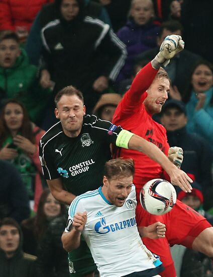 Football. Europa League. Krasnodar vs. Schalke 04
