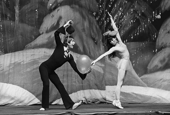 Variety performers Natalya and Oleg Kiryushkin