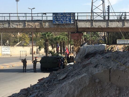 Humanitarian corridor in north Aleppo
